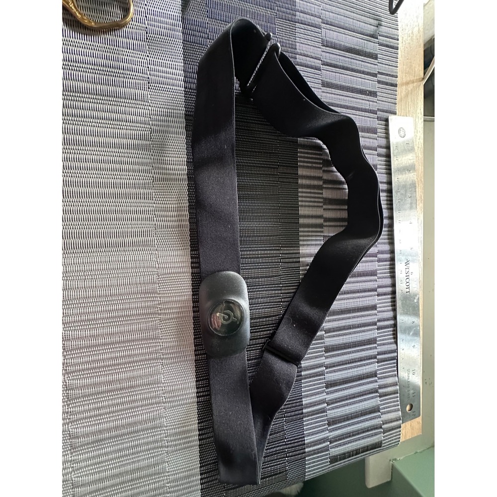 Peloton Heart Rate Monitor Unisex OS Black Excellent Adjustable Chest Strap